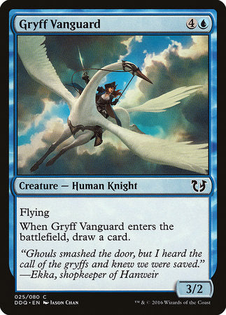 Gryff Vanguard [Duel Decks: Blessed vs. Cursed] | Jomio and Rueliete's Cards and Comics