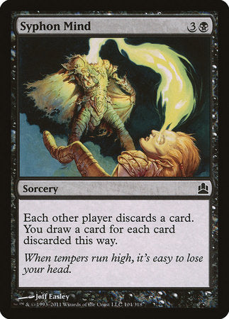 Syphon Mind [Commander 2011] | Jomio and Rueliete's Cards and Comics