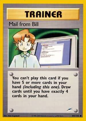 Mail from Bill (105/105) [Neo Destiny Unlimited] | Jomio and Rueliete's Cards and Comics