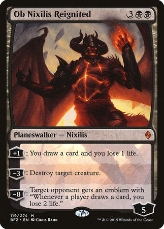 Ob Nixilis Reignited [Battle for Zendikar] | Jomio and Rueliete's Cards and Comics