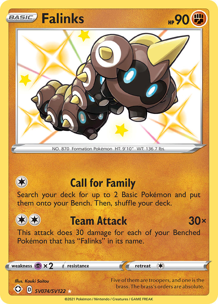 Falinks (SV074/SV122) [Sword & Shield: Shining Fates] | Jomio and Rueliete's Cards and Comics