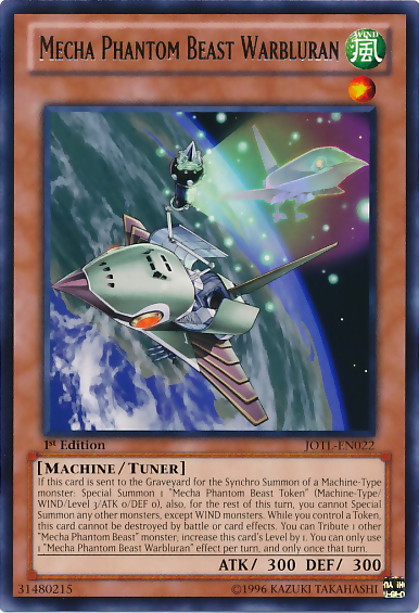 Mecha Phantom Beast Warbluran [JOTL-EN022] Rare | Jomio and Rueliete's Cards and Comics