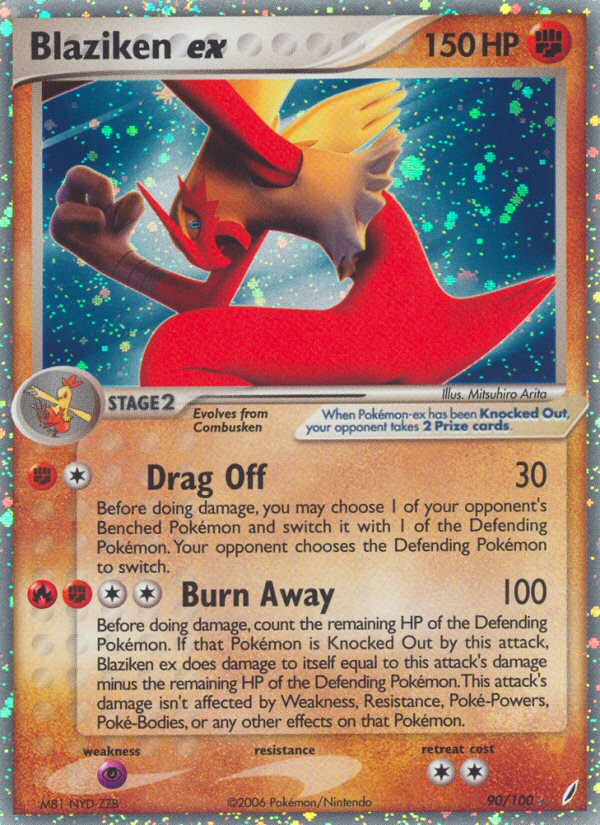 Blaziken ex (90/100) [EX: Crystal Guardians] | Jomio and Rueliete's Cards and Comics