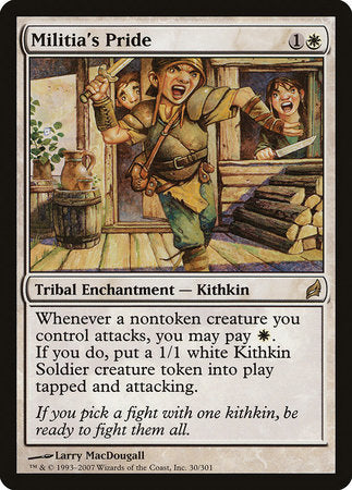 Militia's Pride [Lorwyn] | Jomio and Rueliete's Cards and Comics