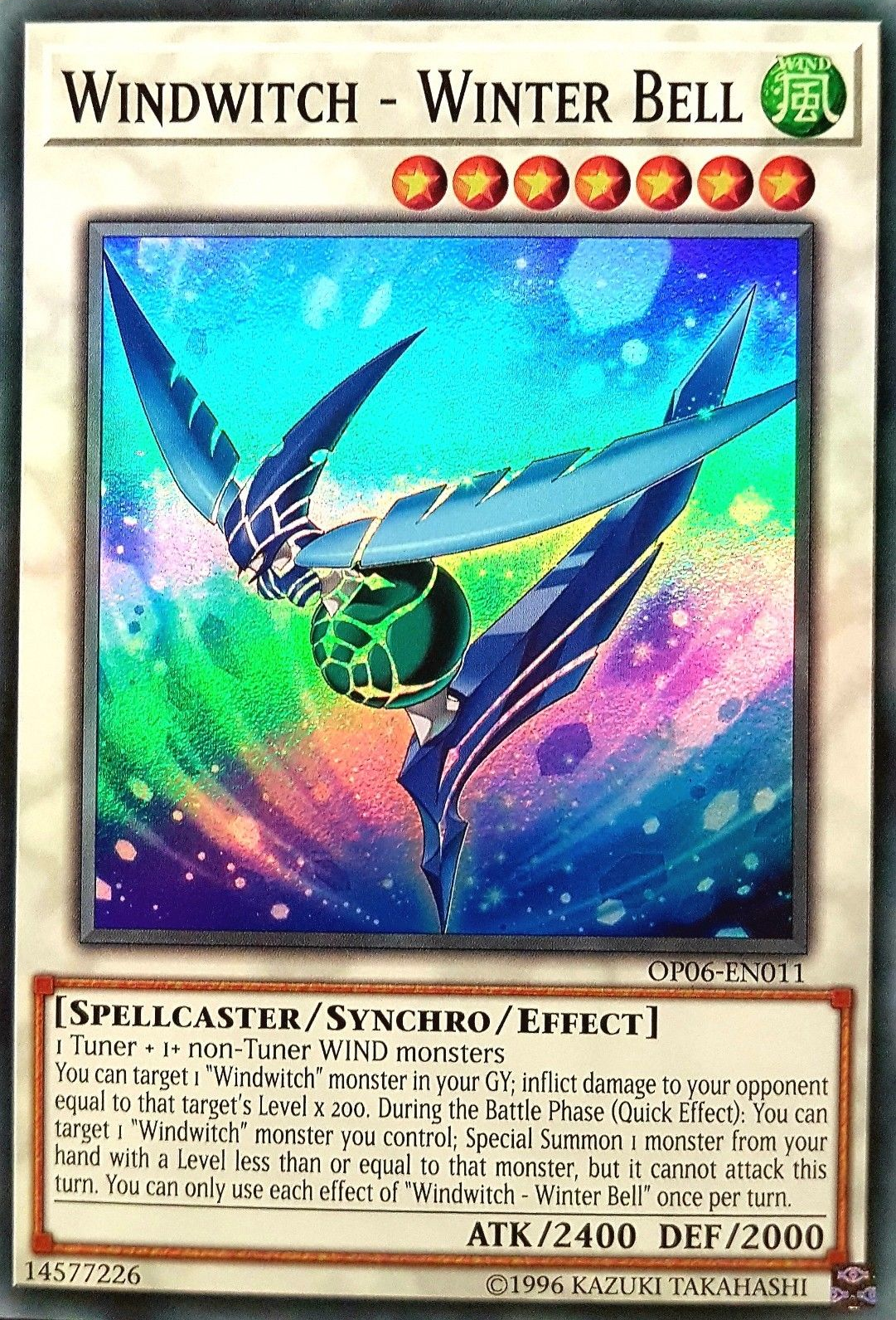 Windwitch - Winter Bell [OP06-EN011] Super Rare | Jomio and Rueliete's Cards and Comics