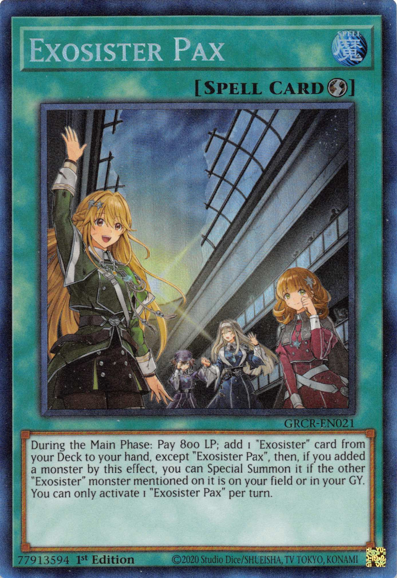 Exosister Pax [GRCR-EN021] Collector's Rare | Jomio and Rueliete's Cards and Comics