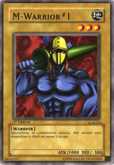 M-Warrior #1 [LOB-076] Common | Jomio and Rueliete's Cards and Comics