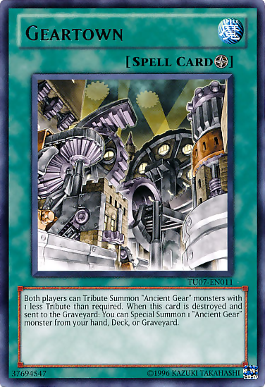 Geartown [TU07-EN011] Rare | Jomio and Rueliete's Cards and Comics