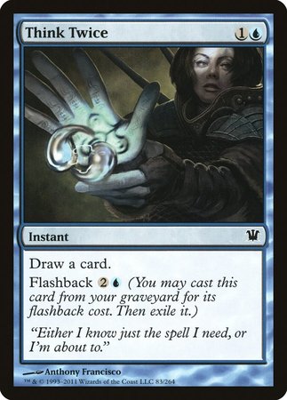 Think Twice [Innistrad] | Jomio and Rueliete's Cards and Comics
