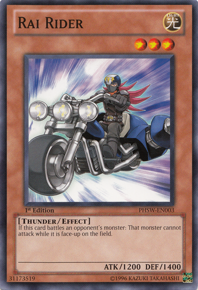Rai Rider [PHSW-EN003] Common | Jomio and Rueliete's Cards and Comics
