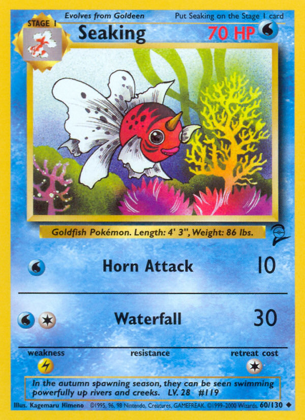 Seaking (60/130) [Base Set 2] | Jomio and Rueliete's Cards and Comics
