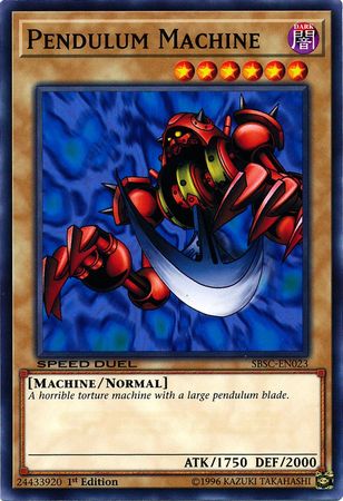 Pendulum Machine [SBSC-EN023] Common | Jomio and Rueliete's Cards and Comics
