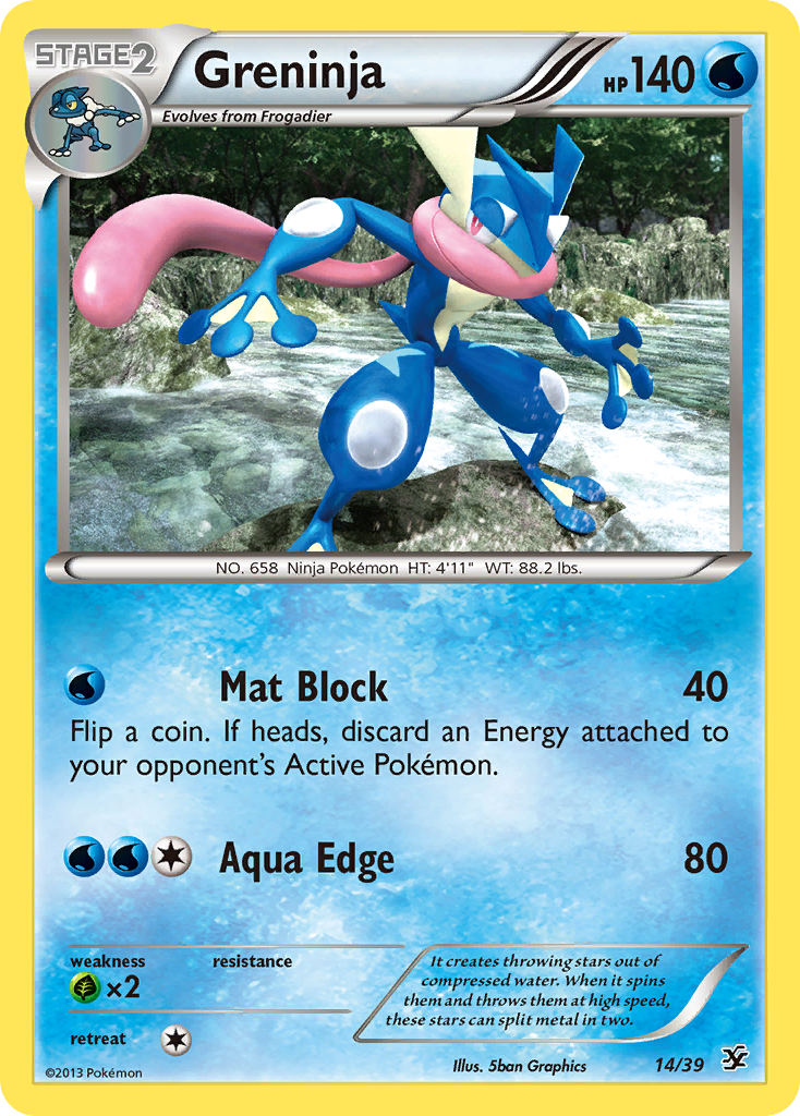 Greninja (14/39) [XY: Kalos Starter Set] | Jomio and Rueliete's Cards and Comics