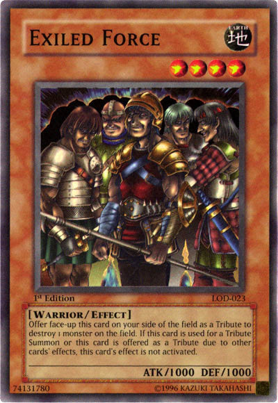 Exiled Force [LOD-023] Super Rare | Jomio and Rueliete's Cards and Comics