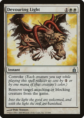 Devouring Light [Ravnica: City of Guilds] | Jomio and Rueliete's Cards and Comics
