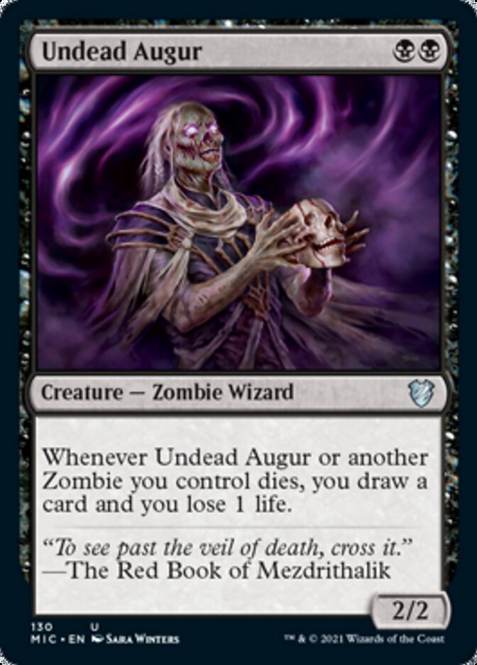 Undead Augur [Innistrad: Midnight Hunt Commander] | Jomio and Rueliete's Cards and Comics