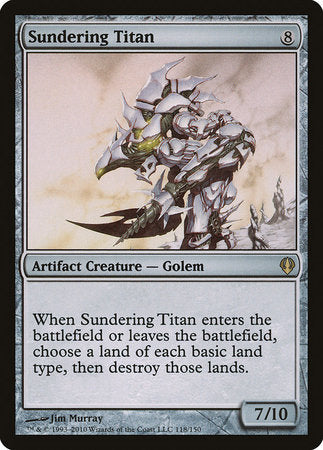 Sundering Titan [Archenemy] | Jomio and Rueliete's Cards and Comics