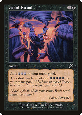 Cabal Ritual [Torment] | Jomio and Rueliete's Cards and Comics