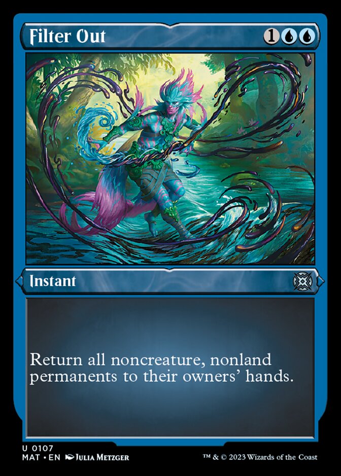Filter Out (Foil Etched) [March of the Machine: The Aftermath] | Jomio and Rueliete's Cards and Comics