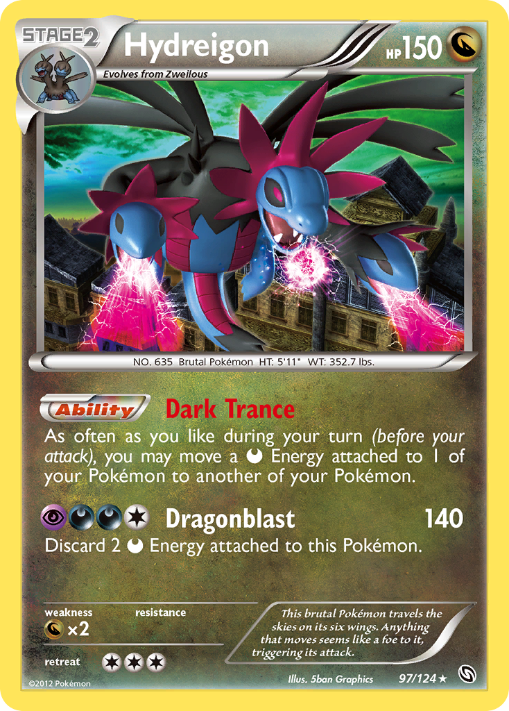 Hydreigon (97/124) [Black & White: Dragons Exalted] | Jomio and Rueliete's Cards and Comics