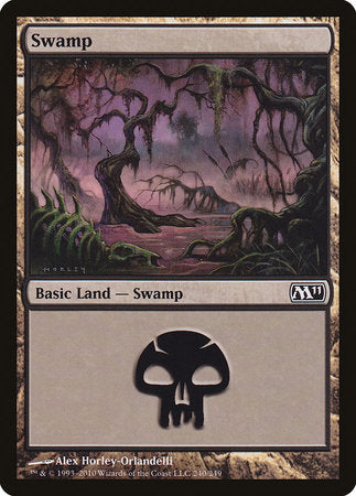 Swamp (240) [Magic 2011] | Jomio and Rueliete's Cards and Comics