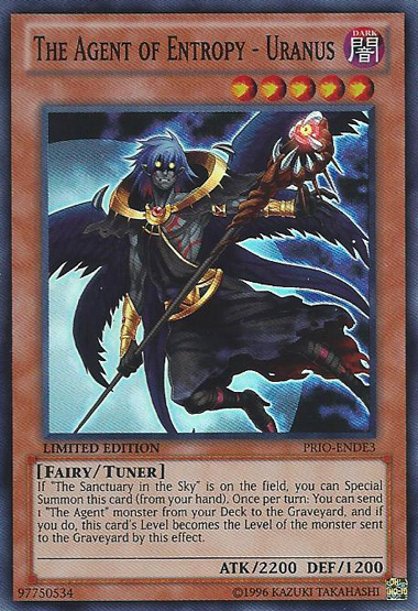 The Agent of Entropy - Uranus [PRIO-ENDE3] Super Rare | Jomio and Rueliete's Cards and Comics