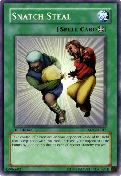 Snatch Steal [SD4-EN015] Common | Jomio and Rueliete's Cards and Comics