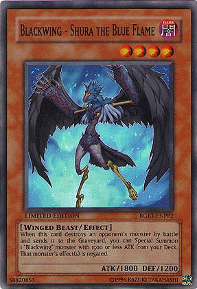 Blackwing - Shura the Blue Flame [RGBT-ENPP2] Super Rare | Jomio and Rueliete's Cards and Comics