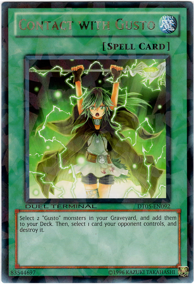 Contact with Gusto [DT05-EN092] Rare | Jomio and Rueliete's Cards and Comics