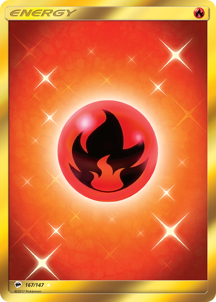Fire Energy (167/147) [Sun & Moon: Burning Shadows] | Jomio and Rueliete's Cards and Comics