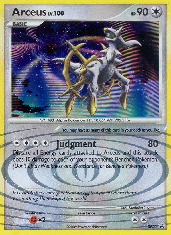 Arceus (DP50) [Diamond & Pearl: Black Star Promos] | Jomio and Rueliete's Cards and Comics