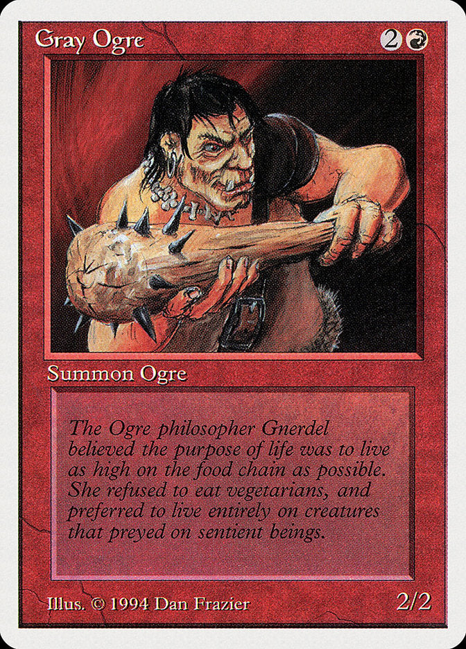 Gray Ogre [Summer Magic / Edgar] | Jomio and Rueliete's Cards and Comics