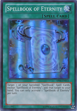 Spellbook of Eternity [AP04-EN011] Super Rare | Jomio and Rueliete's Cards and Comics