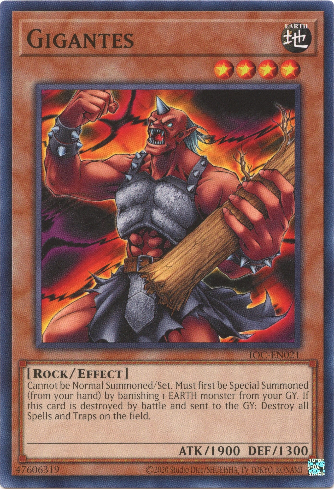 Gigantes (25th Anniversary) [IOC-EN021] Common | Jomio and Rueliete's Cards and Comics