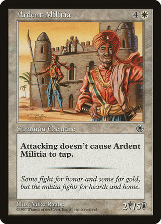 Ardent Militia [Portal] | Jomio and Rueliete's Cards and Comics