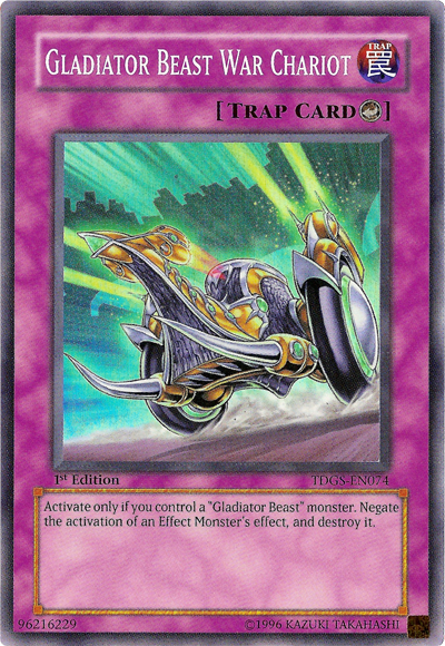 Gladiator Beast War Chariot [TDGS-EN074] Super Rare | Jomio and Rueliete's Cards and Comics