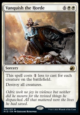 Vanquish the Horde (Promo Pack) [Innistrad: Midnight Hunt Promos] | Jomio and Rueliete's Cards and Comics