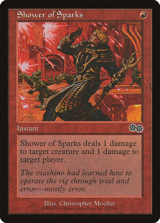 Shower of Sparks [Urza's Saga] | Jomio and Rueliete's Cards and Comics