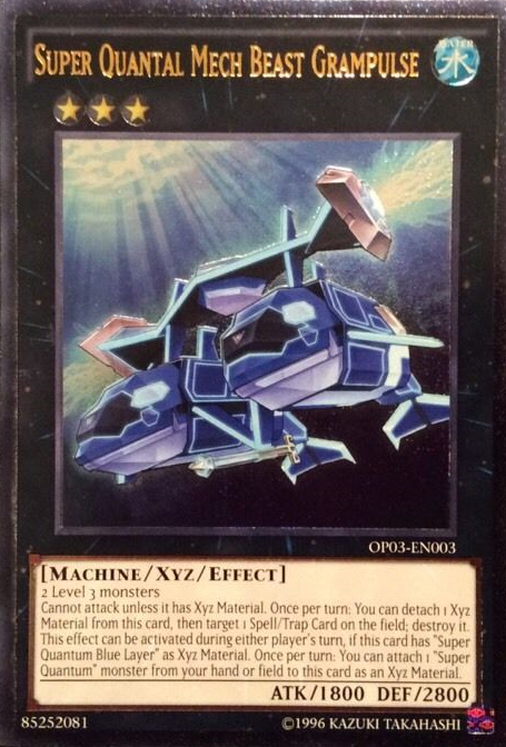 Super Quantal Mech Beast Grampulse [OP03-EN003] Ultimate Rare | Jomio and Rueliete's Cards and Comics