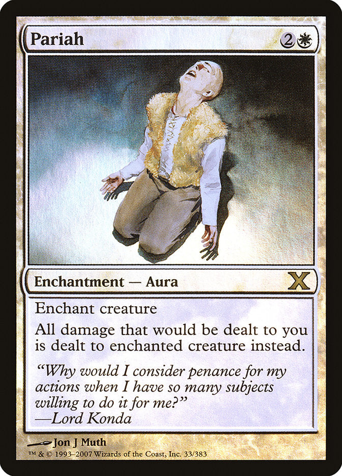 Pariah (Premium Foil) [Tenth Edition] | Jomio and Rueliete's Cards and Comics