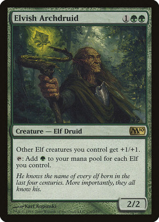 Elvish Archdruid [Magic 2010] | Jomio and Rueliete's Cards and Comics