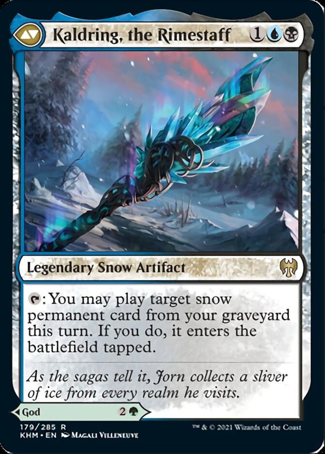 Jorn, God of Winter // Kaldring, the Rimestaff [Kaldheim] | Jomio and Rueliete's Cards and Comics