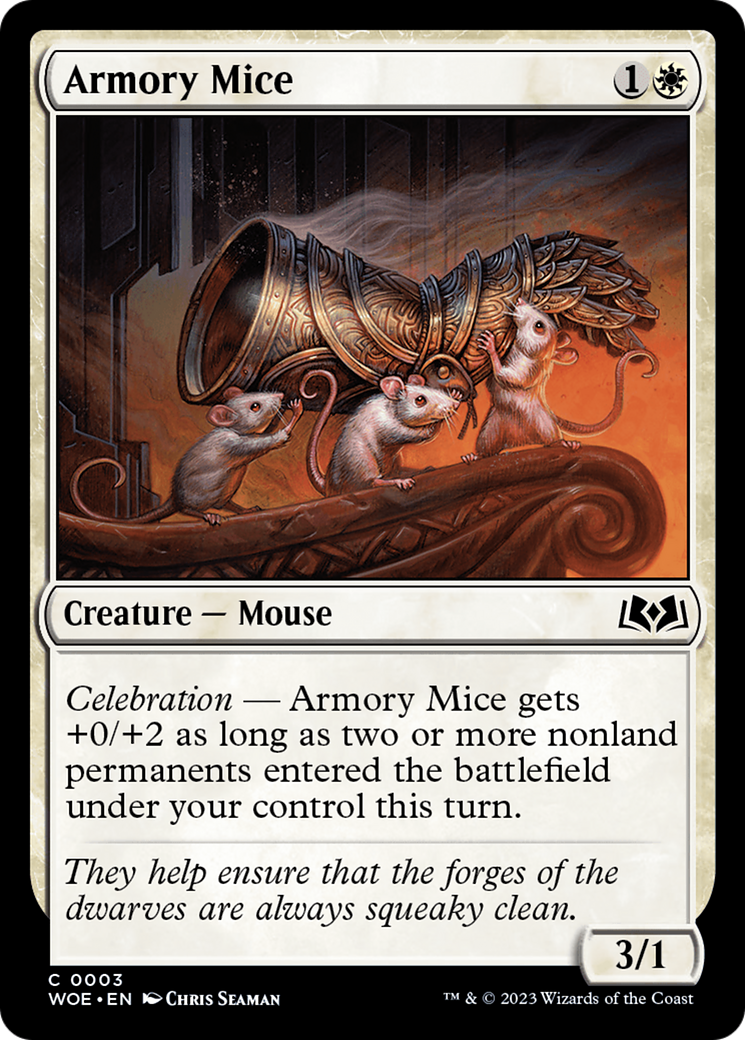 Armory Mice [Wilds of Eldraine] | Jomio and Rueliete's Cards and Comics