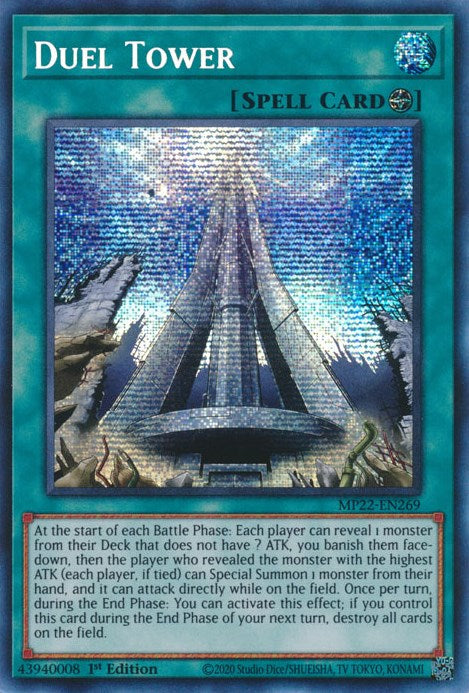 Duel Tower [MP22-EN269] Prismatic Secret Rare | Jomio and Rueliete's Cards and Comics