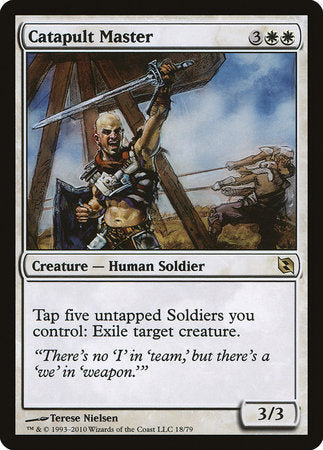 Catapult Master [Duel Decks: Elspeth vs. Tezzeret] | Jomio and Rueliete's Cards and Comics