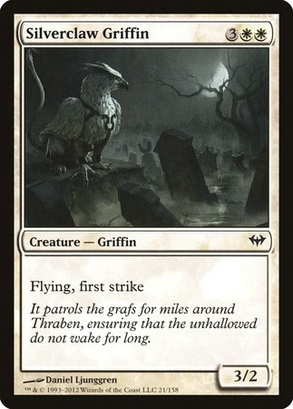 Silverclaw Griffin [Dark Ascension] | Jomio and Rueliete's Cards and Comics