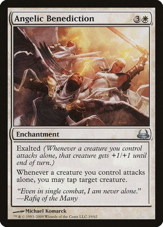 Angelic Benediction [Duel Decks: Divine vs. Demonic] | Jomio and Rueliete's Cards and Comics
