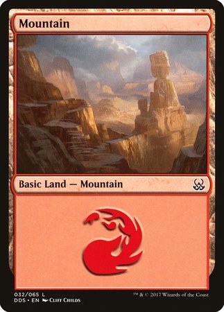 Mountain (32) [Duel Decks: Mind vs. Might] | Jomio and Rueliete's Cards and Comics