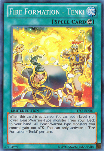 Fire Formation - Tenki [FFSE-EN001] Super Rare | Jomio and Rueliete's Cards and Comics