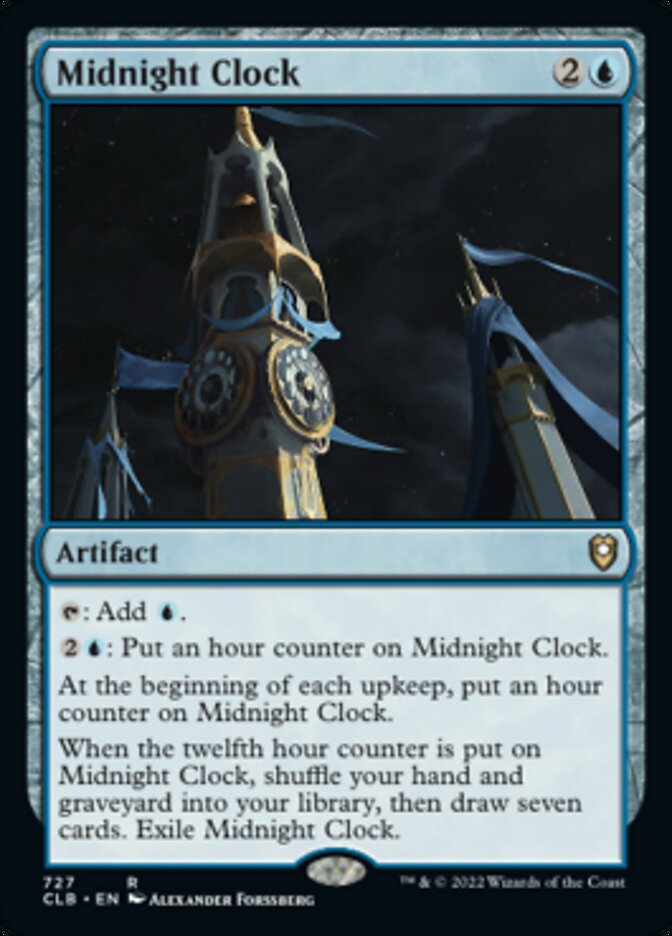 Midnight Clock [Commander Legends: Battle for Baldur's Gate] | Jomio and Rueliete's Cards and Comics